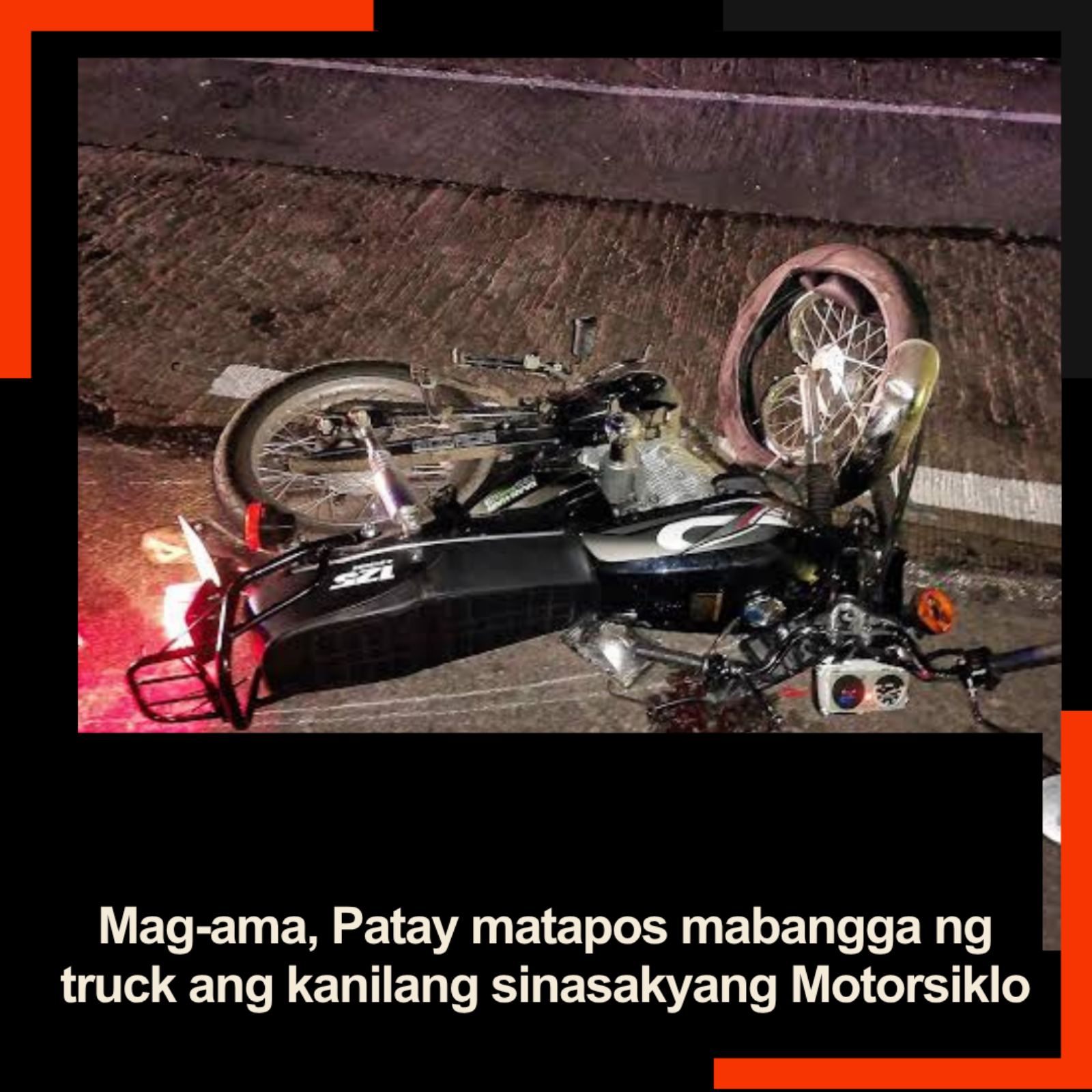 Trahedya sa Leyte: Mag-ama patay, ina sugatan sa banggaan ng motorsiklo at truck