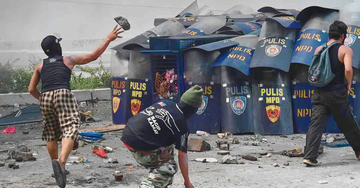 ₱10.4-M pinsala iniwan ng Sept.21 riot sa Maynila