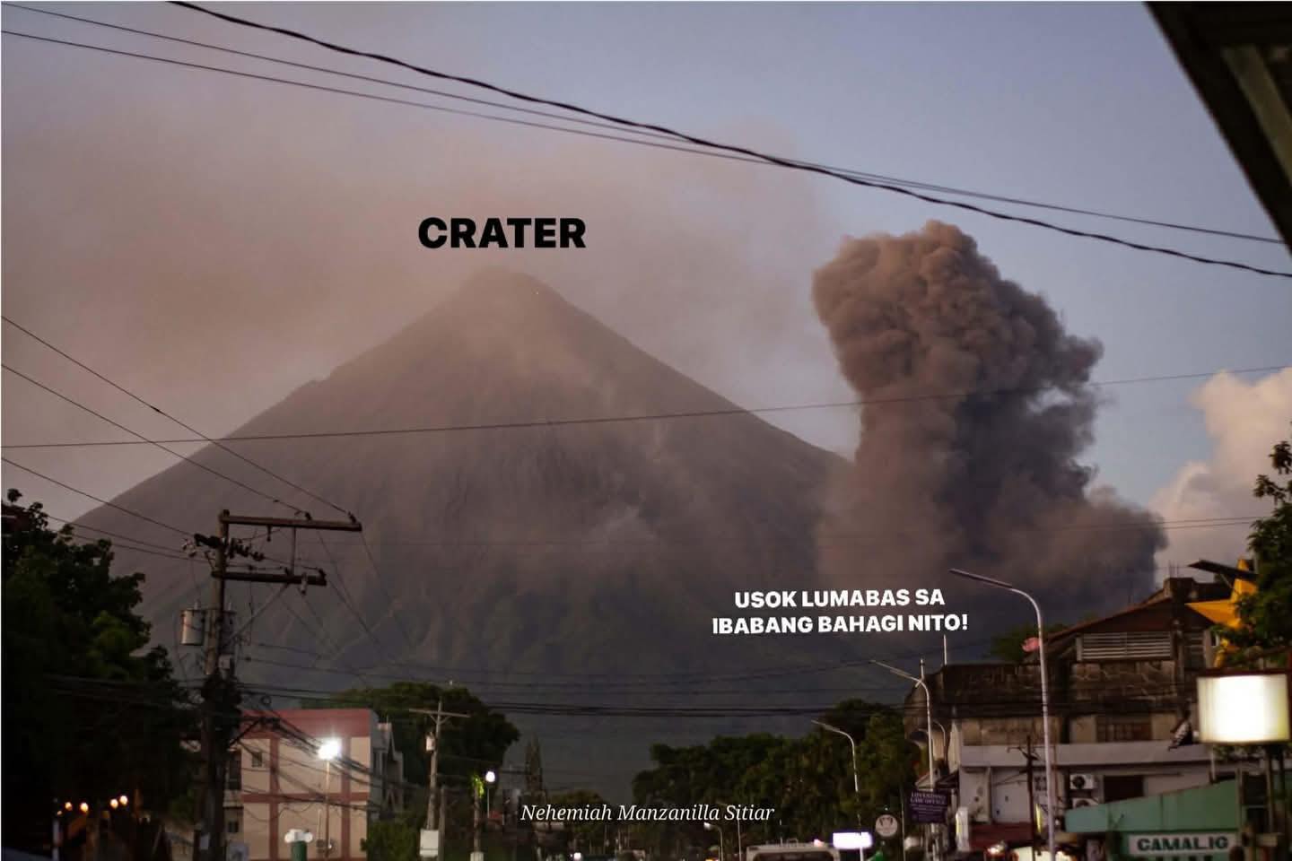 Mayon Volcano emits smoke from an unusual lower slope — Is this a sign of escalating volcanic activity?