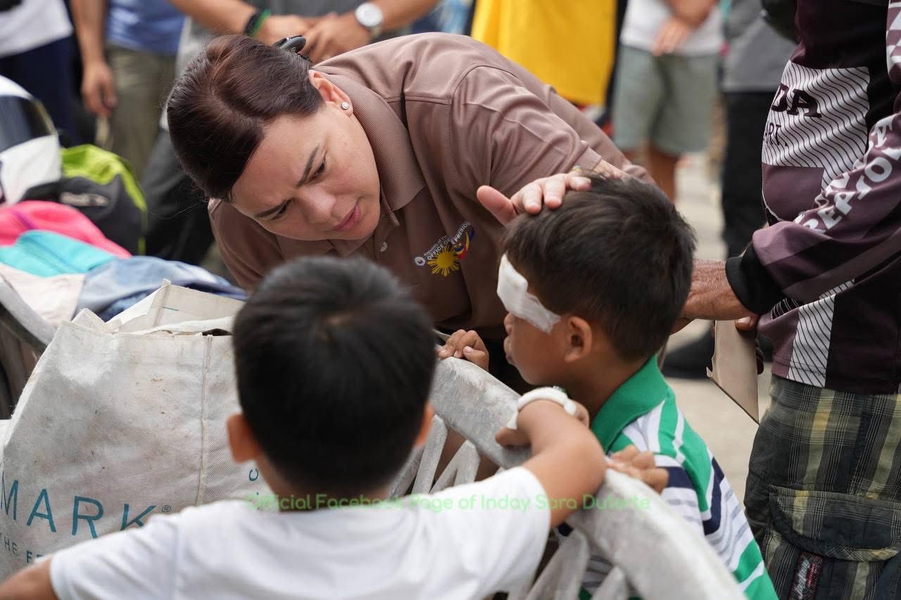 VP Sara Duterte, personal na nagtungo upang makiramay sa mga naulila sa Lindol sa Cebu
