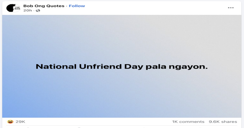 Pag-aresto kay Duterte, Nagdulot ng Mass Unfriending Online