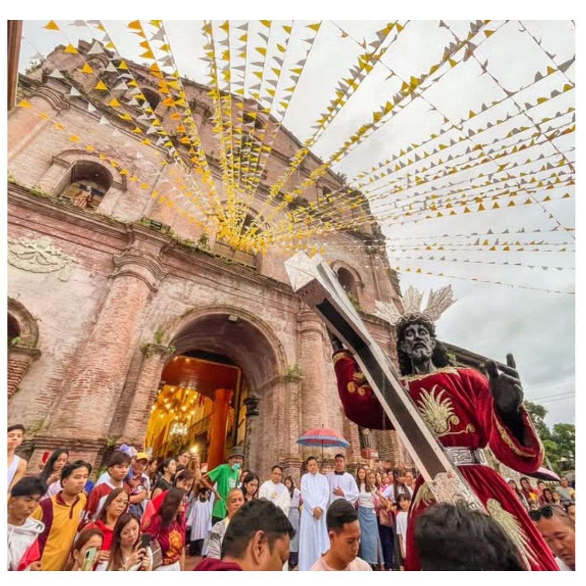 Poong Nazareno, sinalubong ng mga deboto sa Majayjay, Laguna