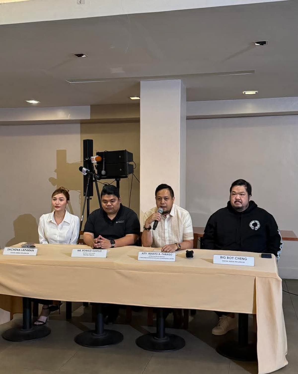 CICC chief, Digital Pinoys’ kasama sina Sachzna Laparan at Bigboy Cheng, nagbabala sa influencers na nagpo-promote ng ilegal na online gambling