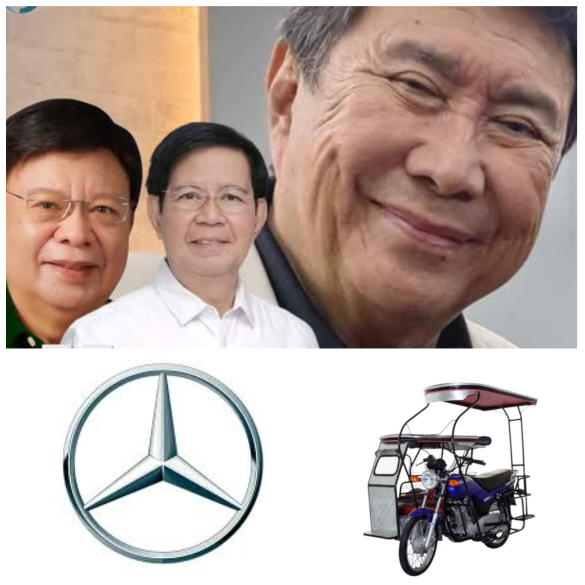 Mon Tulfo binanatan si Marcoleta, pinuri si Lacson,kinumpara sa isang tricycle at luxury car