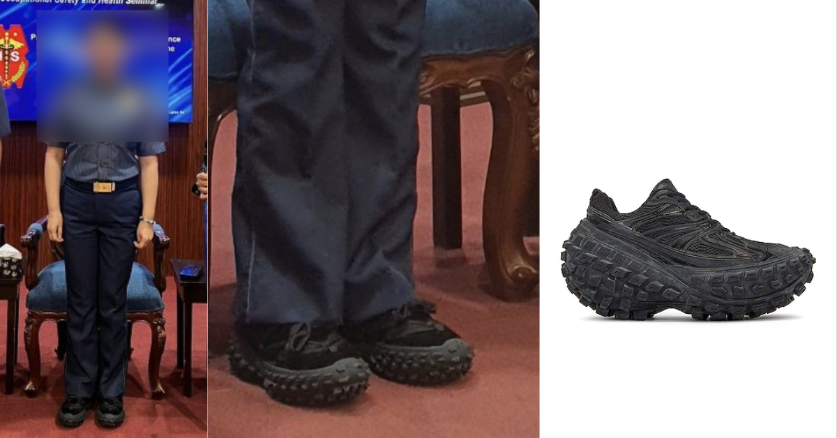 Case filed against female police general for flaunting P70K Balenciaga shoes