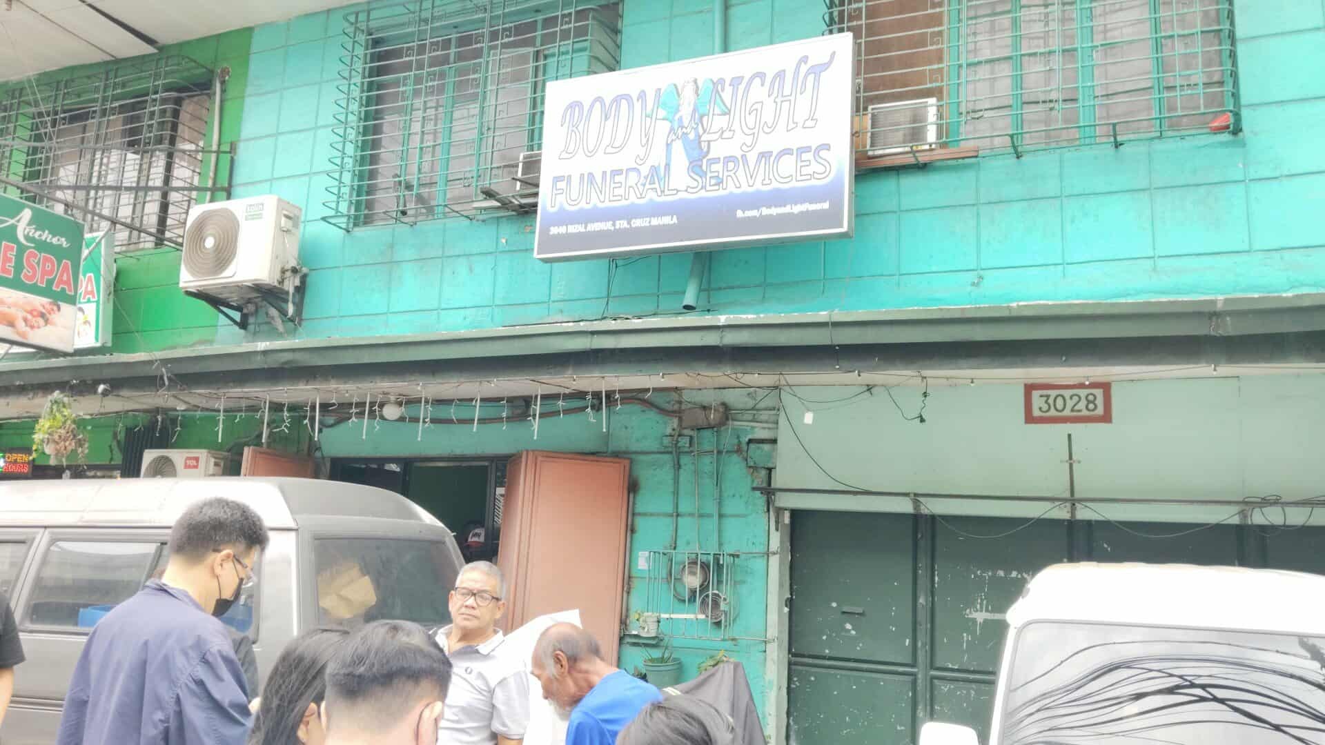10 bangkay nakumpiska sa Sta. Cruz funeral home, dalawa lusaw na sa formalin