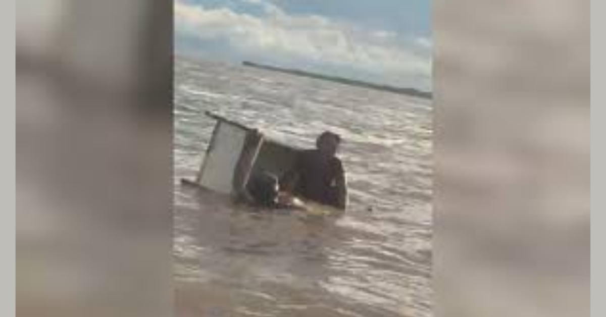 Divine intervention: Brazil fishermen survive Amazon storm by clinging to floating refrigerator