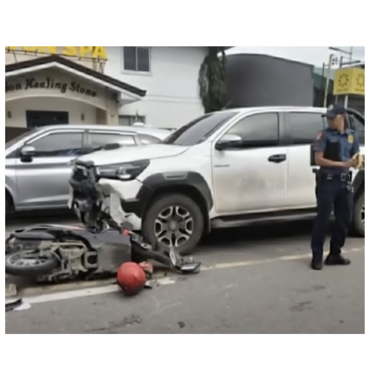 Delivery Rider patay matapos mag overtake at mabangga sa kasalubong na pick-up