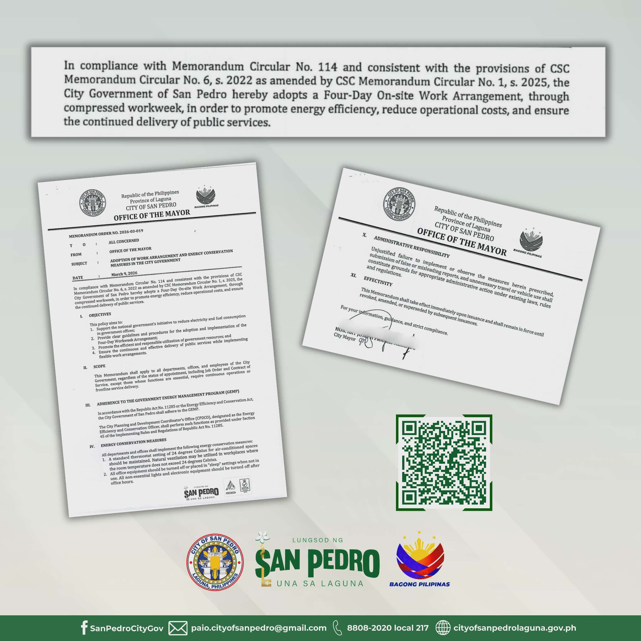 San Pedro City adopts four-day workweek for government offices — Can it boost efficiency and energy savings?