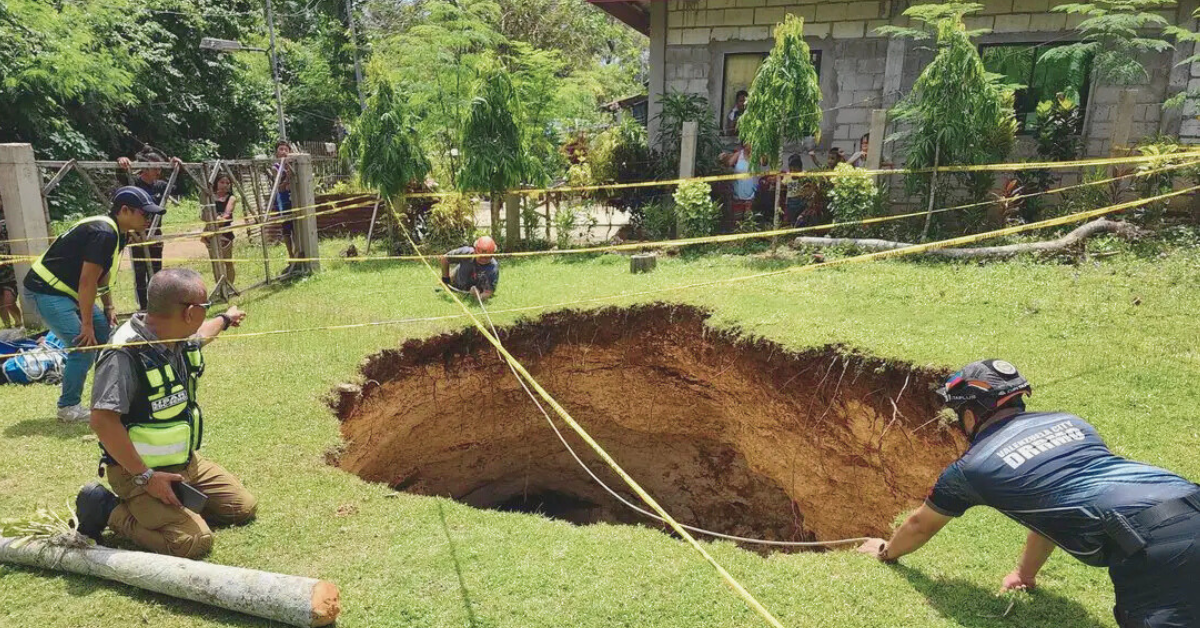 Mahigit 100 sinkholes natuklasan sa San Remigio, Cebu