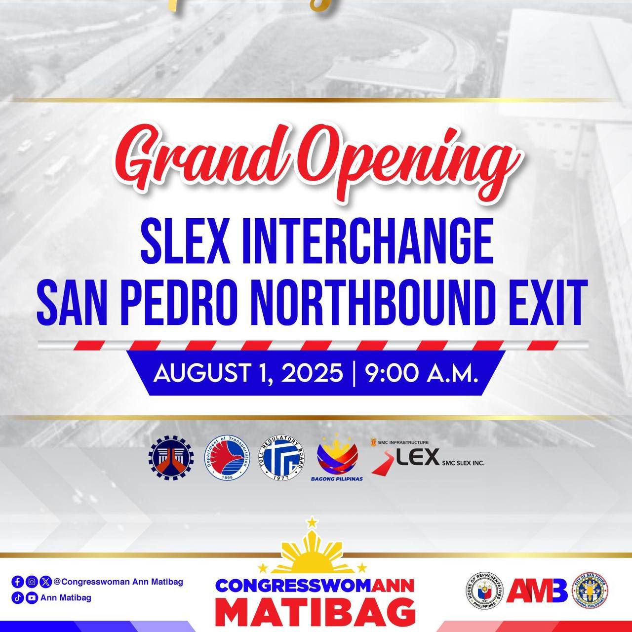 Slex Logog Good news: New SLEX Interchange Northbound Exit, magbubukas na ...
