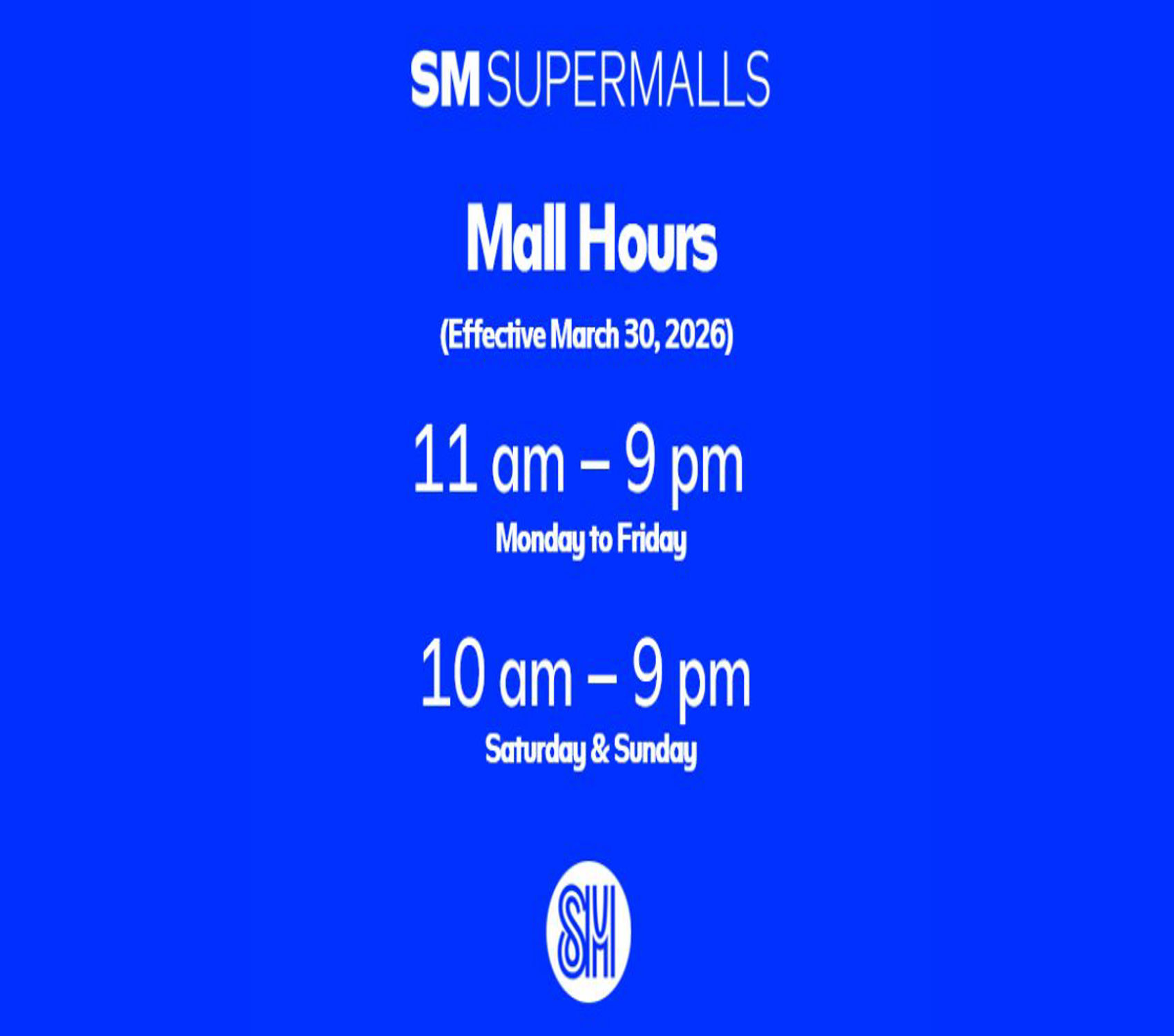 SM Supermalls shortens operating hours nationwide — Smart conservation or symptom of a growing power problem?