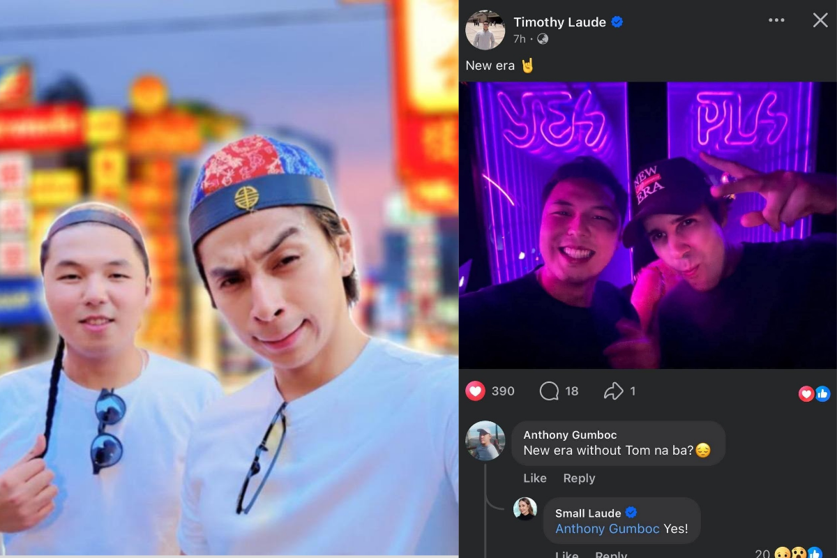 Tim Laude at Tommy Tiangco friendship over na nga ba?