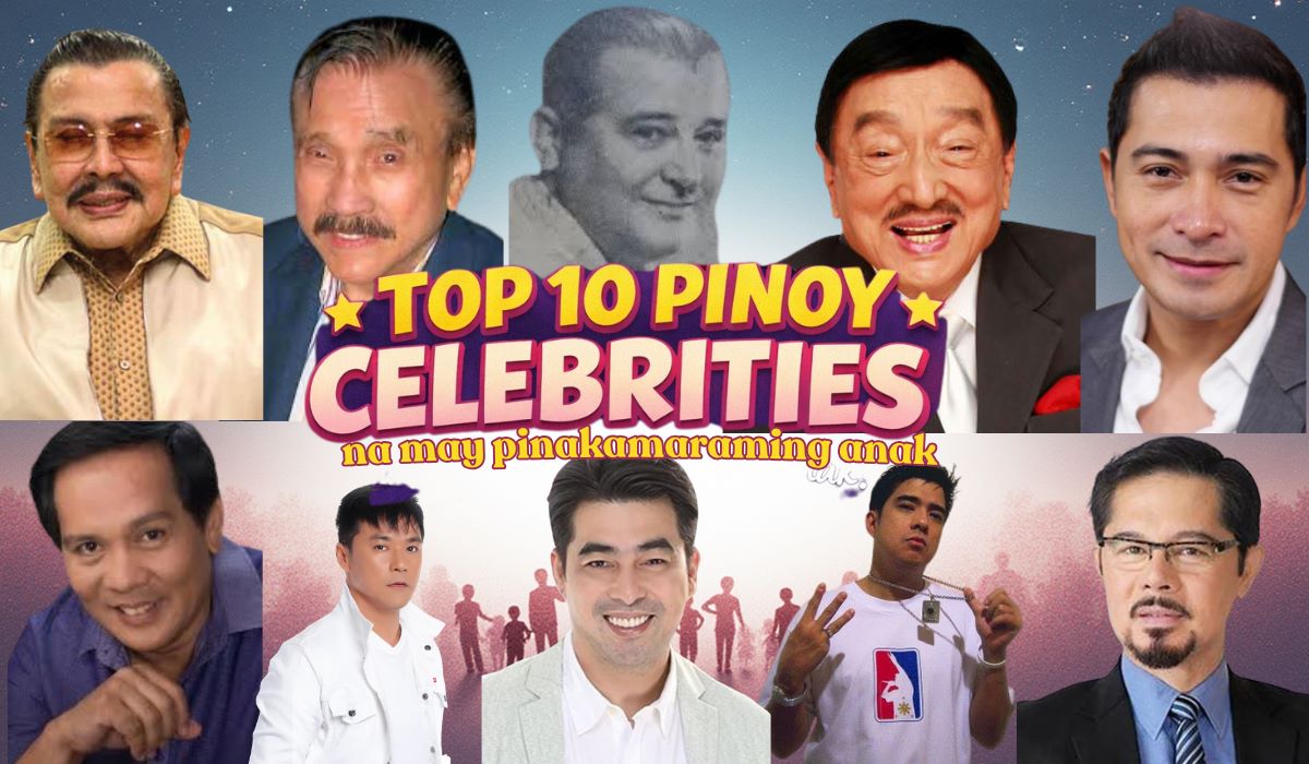 SHOWBIZ TRIVIA: Top 10 Pinoy Celebrities na may pinakamaraming anak