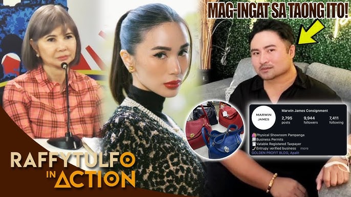 Heart Evangelista, utilizado en estafa de bolsos de lujo en Tulfo