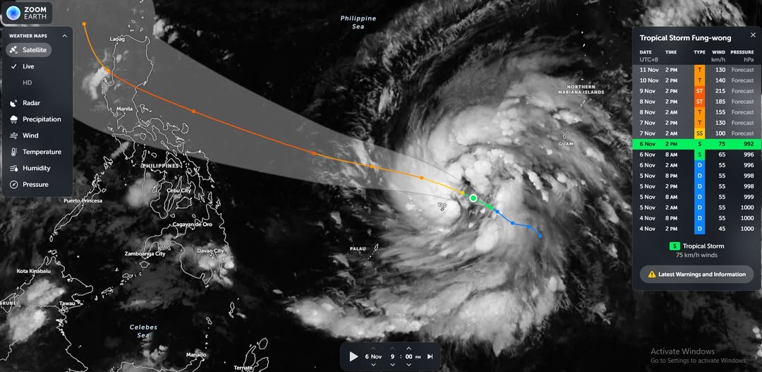 PAGASA nagbabala: 25 lugar posibleng malubog sa ulang dala ni ‘Uwan’
