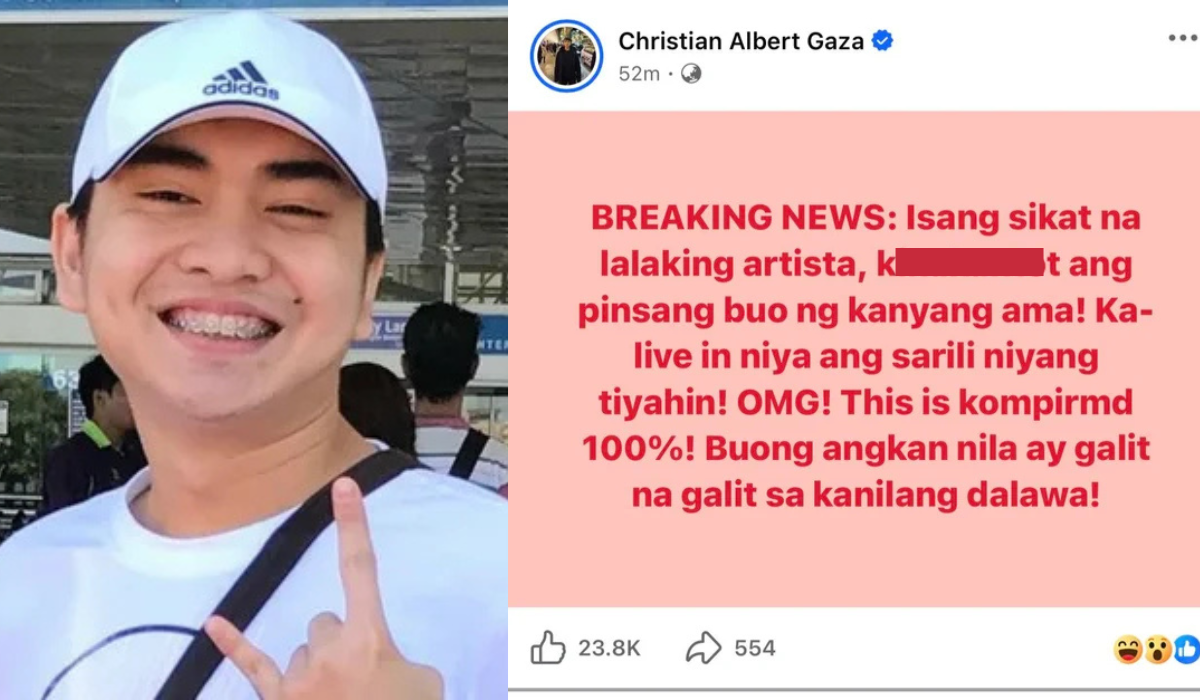 Nakakaloka! Sino ang sikat na aktor sa bagong blind item ni Xian Gaza?